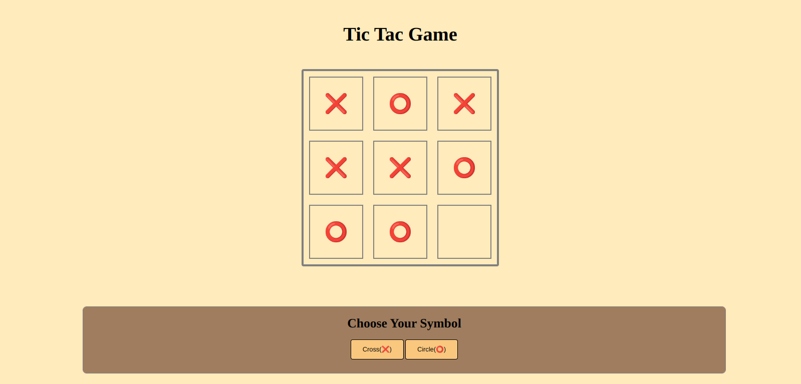 Tic Tac Teo Game
